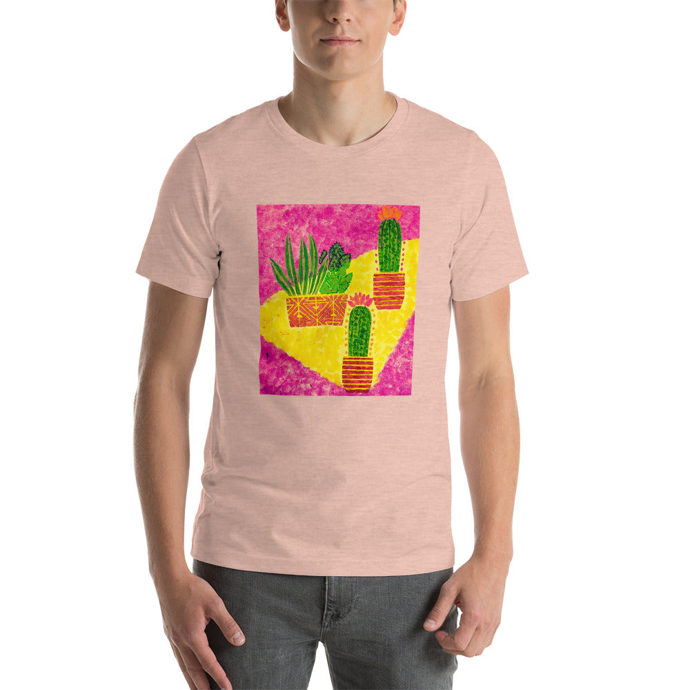 Cacti pink Short-Sleeve Unisex T-Shirt