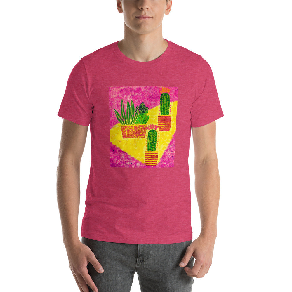 Cacti pink Short-Sleeve Unisex T-Shirt