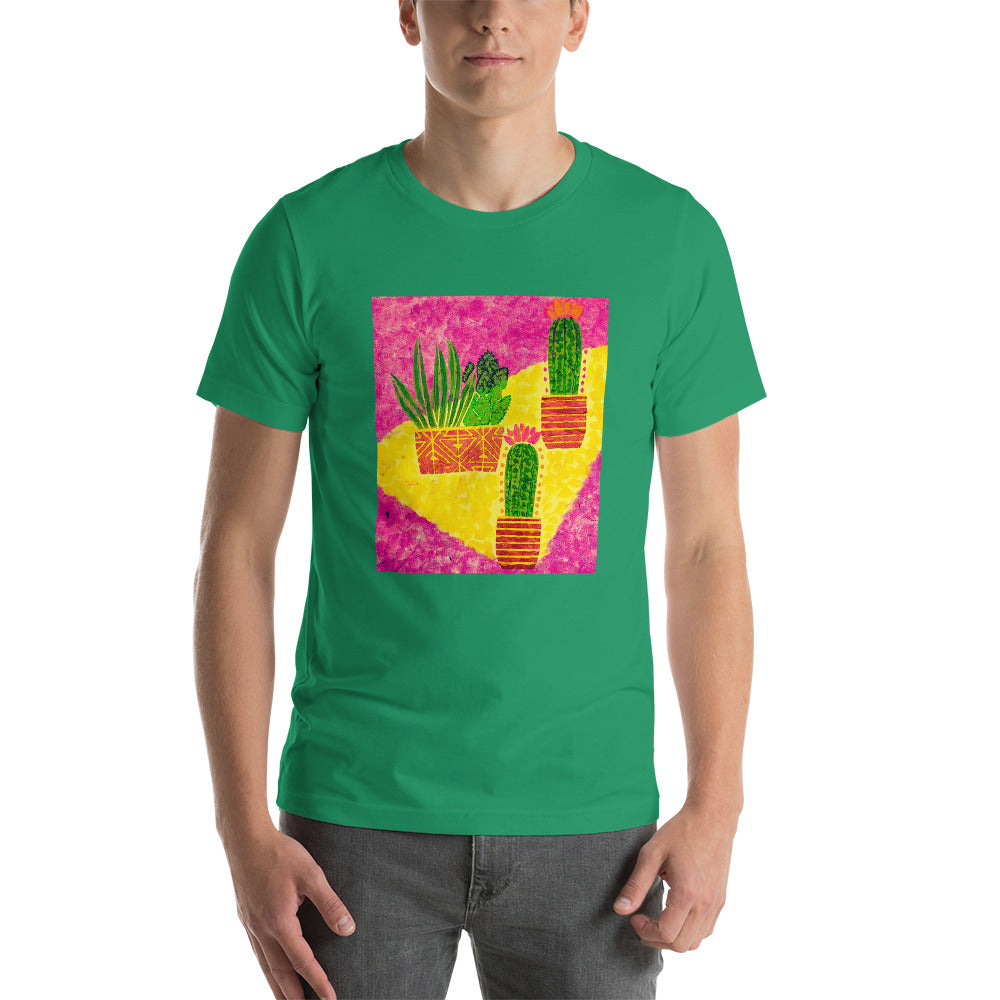 Cacti pink Short-Sleeve Unisex T-Shirt