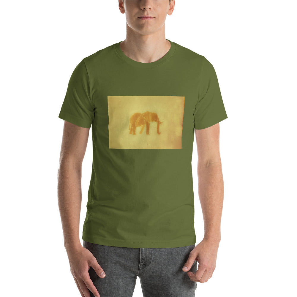 Gold Elephant Unisex T-Shirt