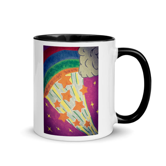Starberst Mug with Color Inside