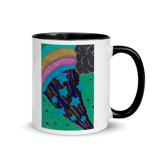 Starberst dark reg. Mug with Color Inside