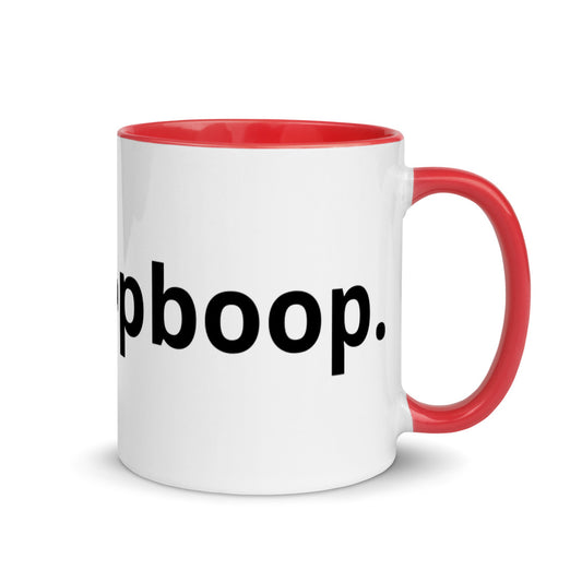 Beepbopboop. Mug with Color Inside