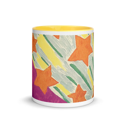 Starberst Mug with Color Inside