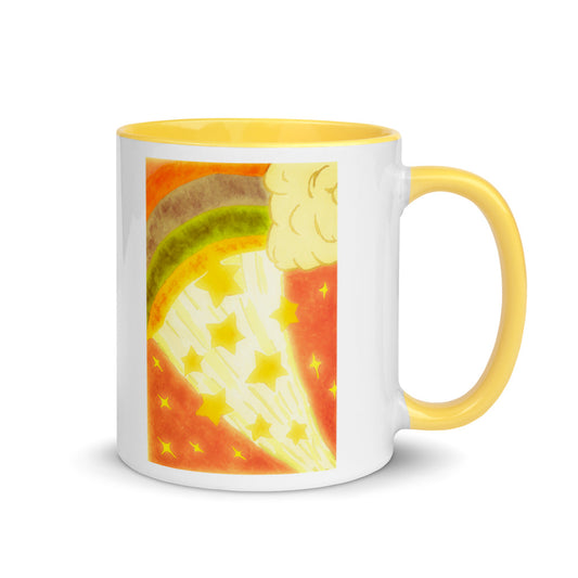 Starberst bright reg. Mug with Color Inside
