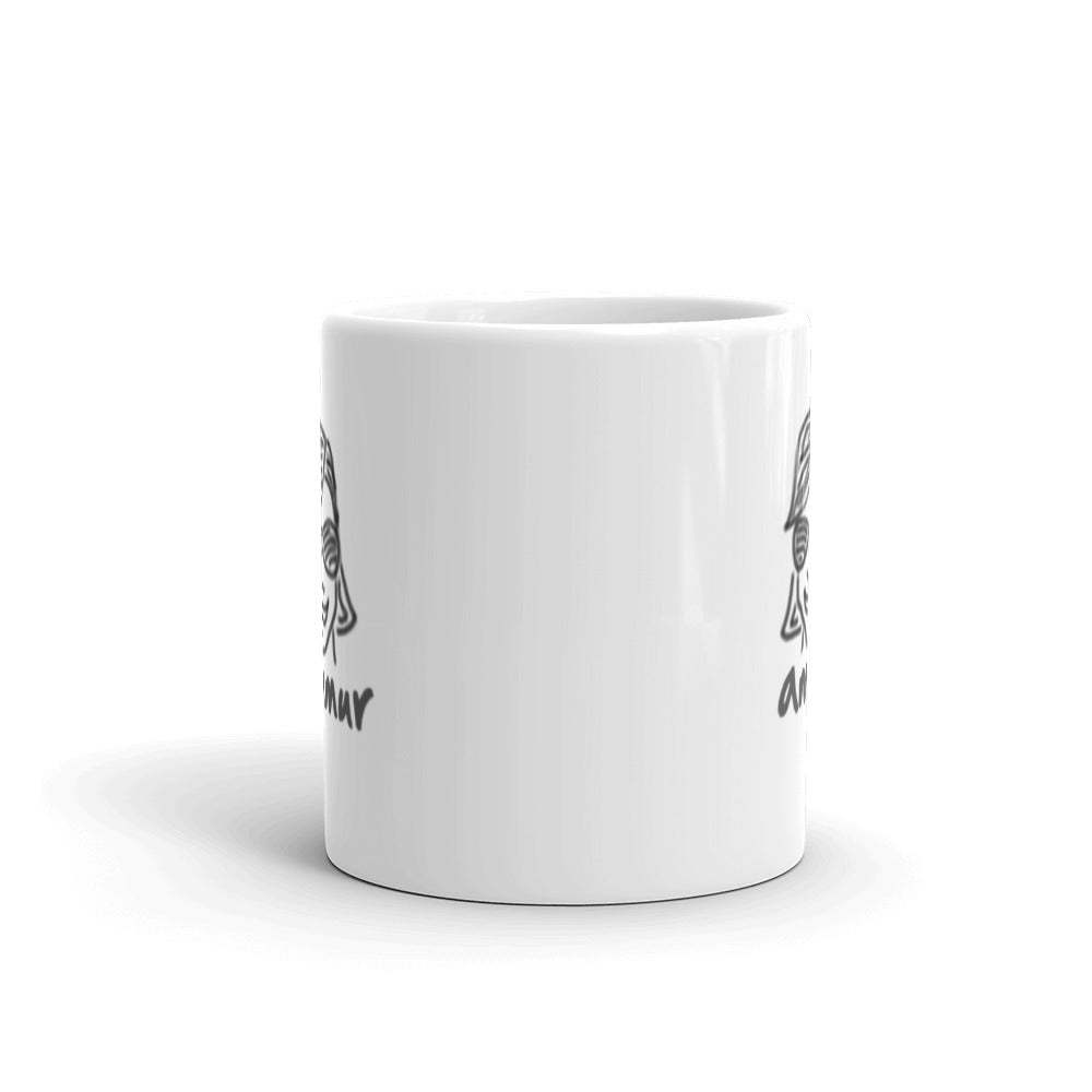 Ammur White glossy mug