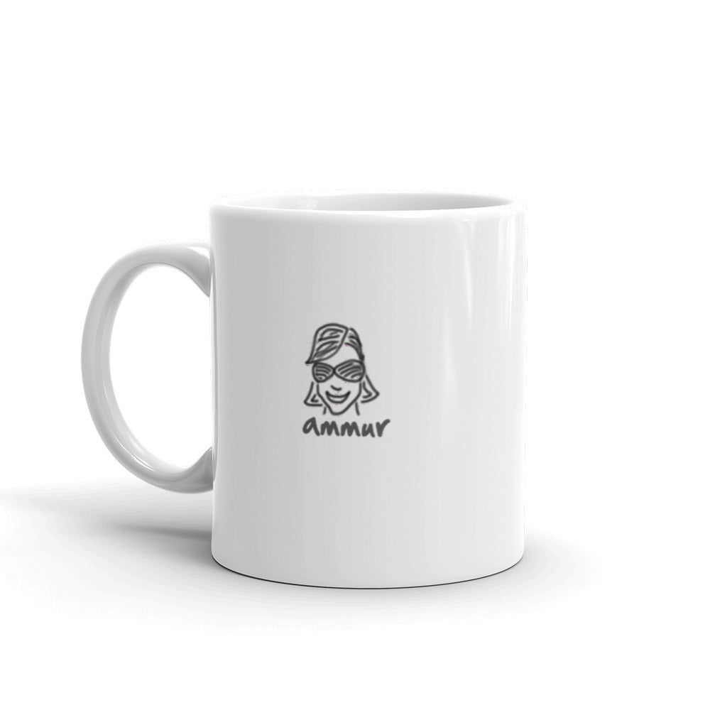 Ammur White glossy mug