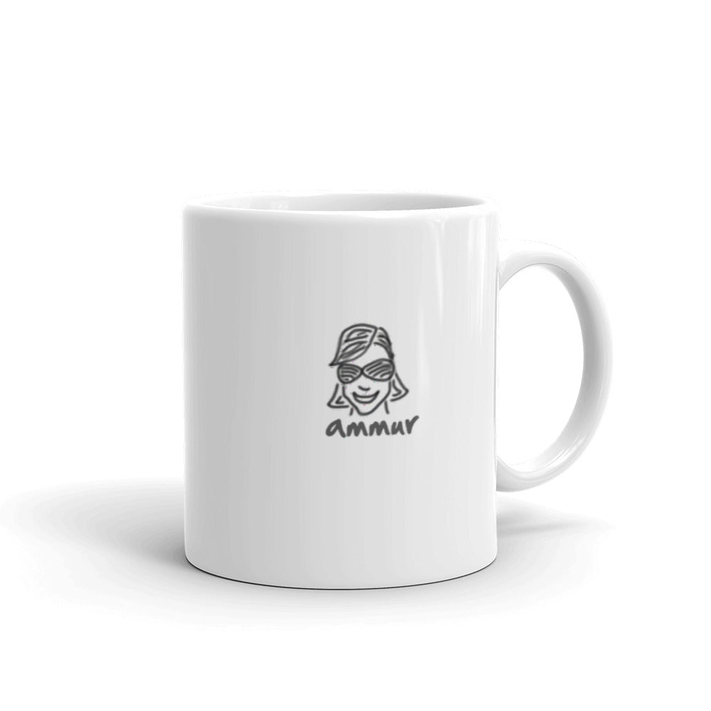 Ammur White glossy mug