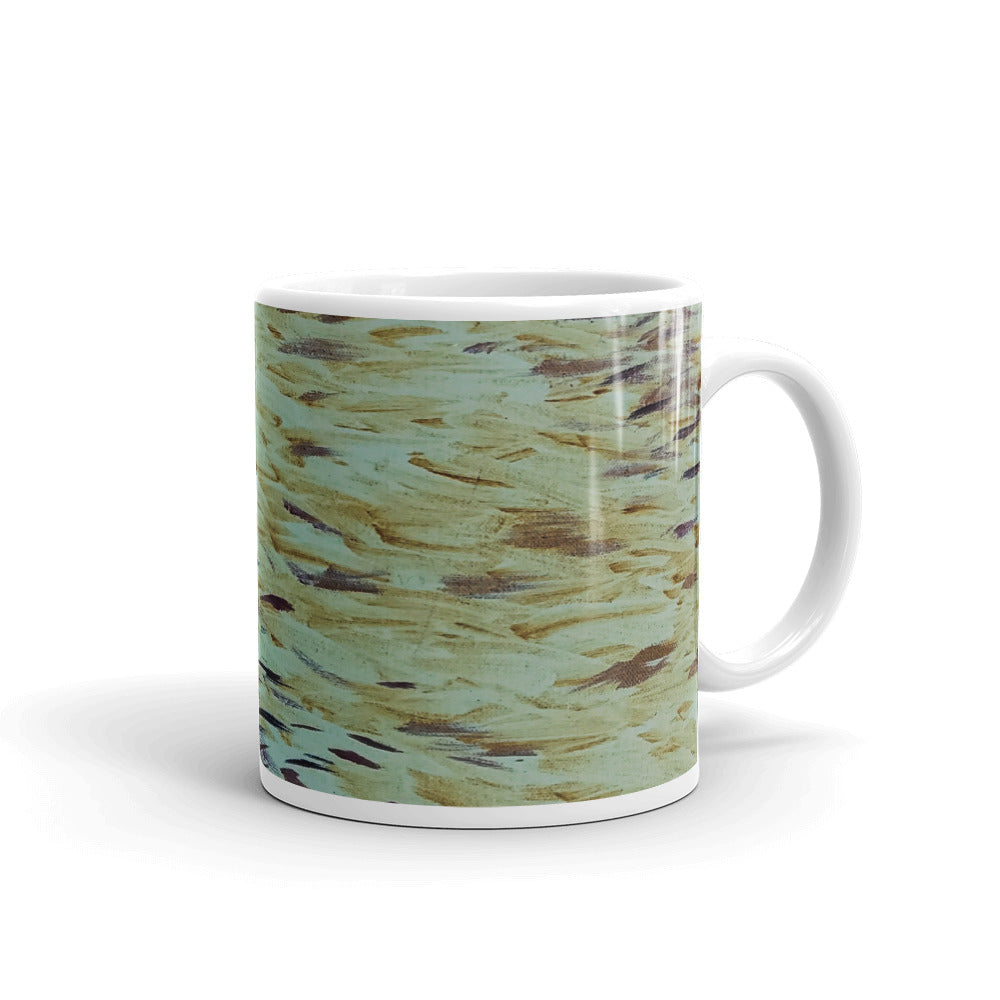 Fish White glossy mug