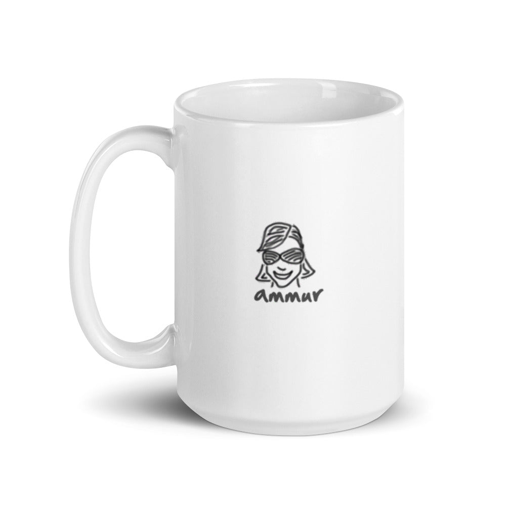 Ammur White glossy mug