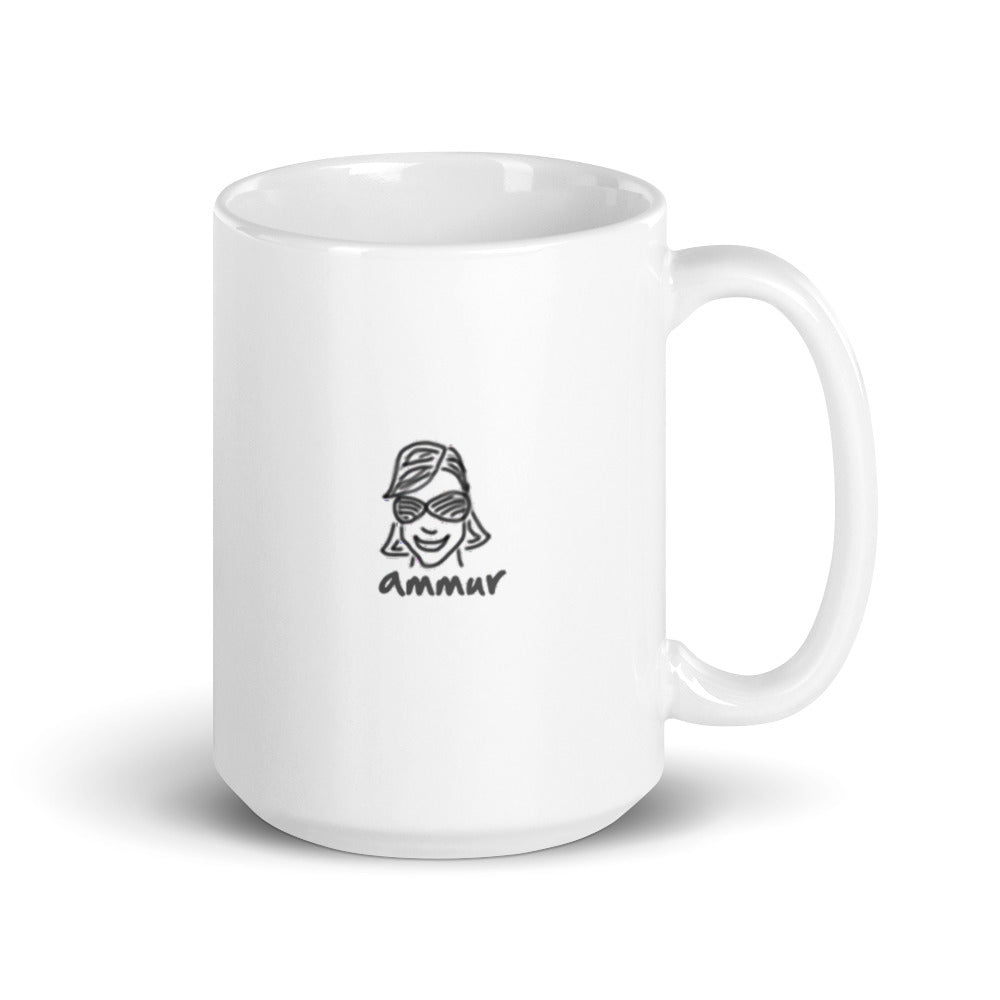 Ammur White glossy mug