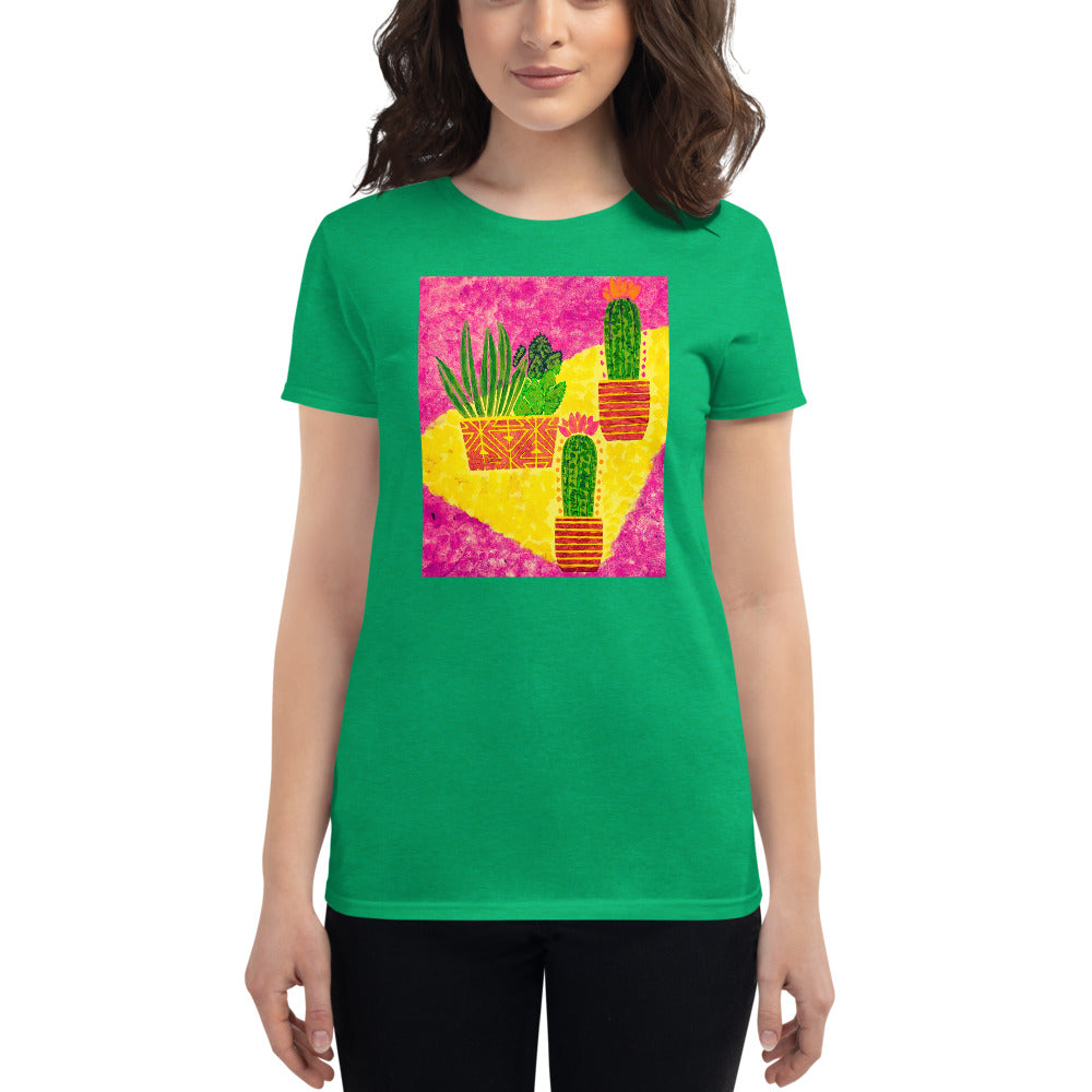 Cacti pink Women's short sleeve t-shirt