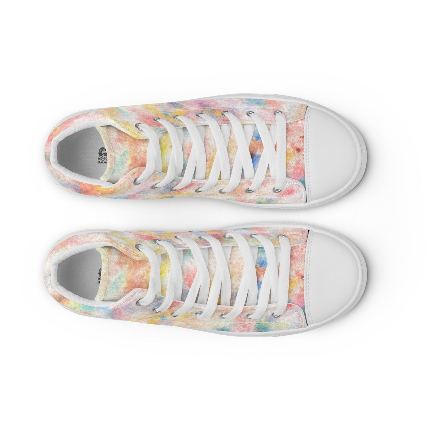 Light Colorful Sand Women’s high top canvas shoes