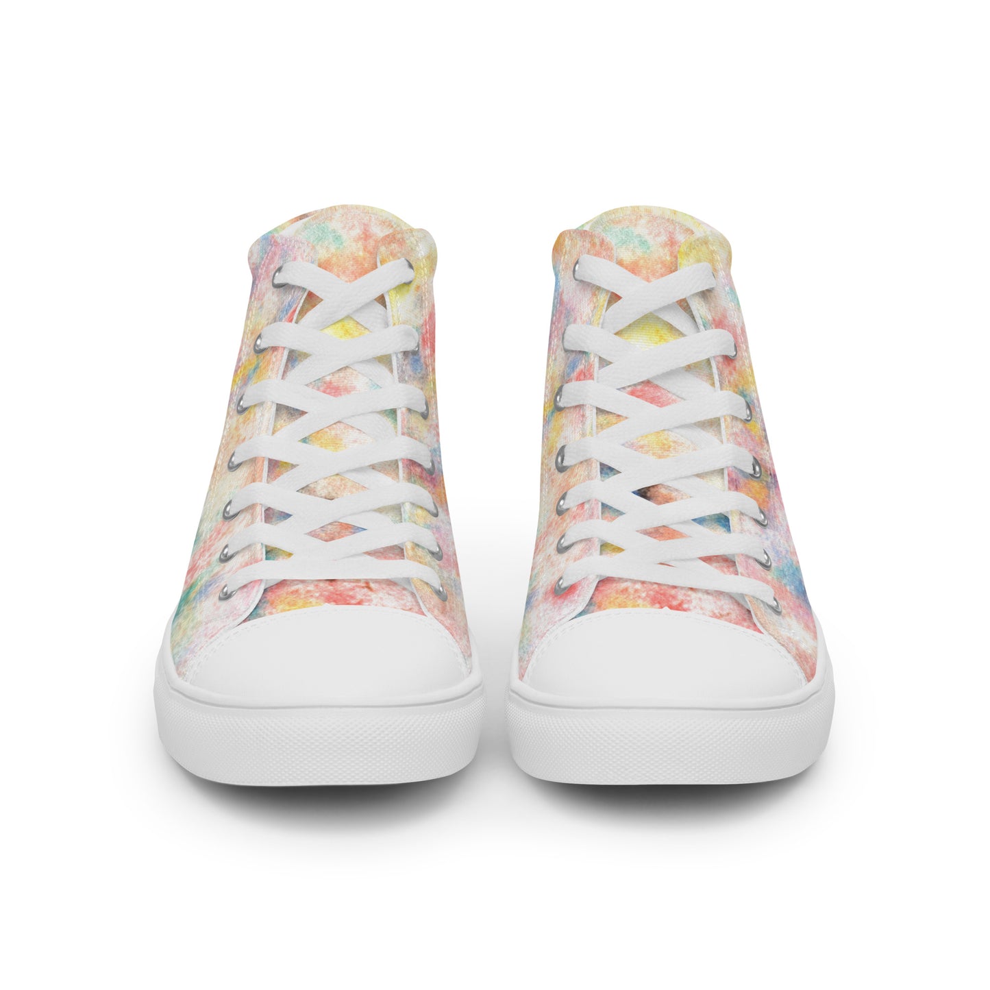 Light Colorful Sand Women’s high top canvas shoes