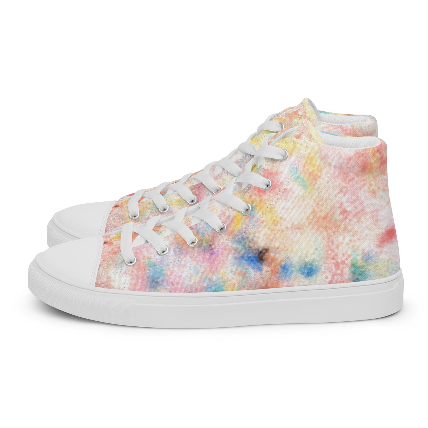 Light Colorful Sand Women’s high top canvas shoes