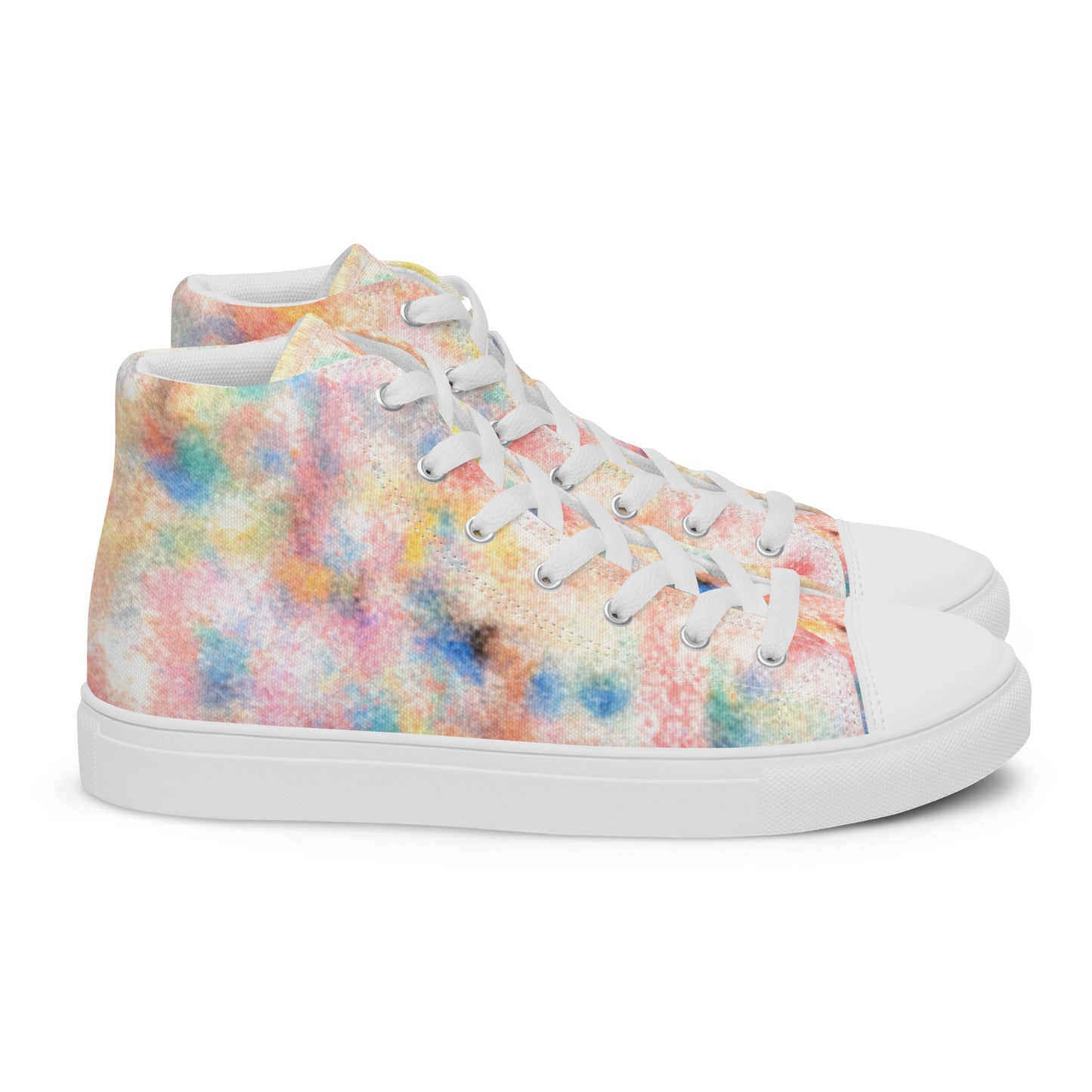 Light Colorful Sand Women’s high top canvas shoes