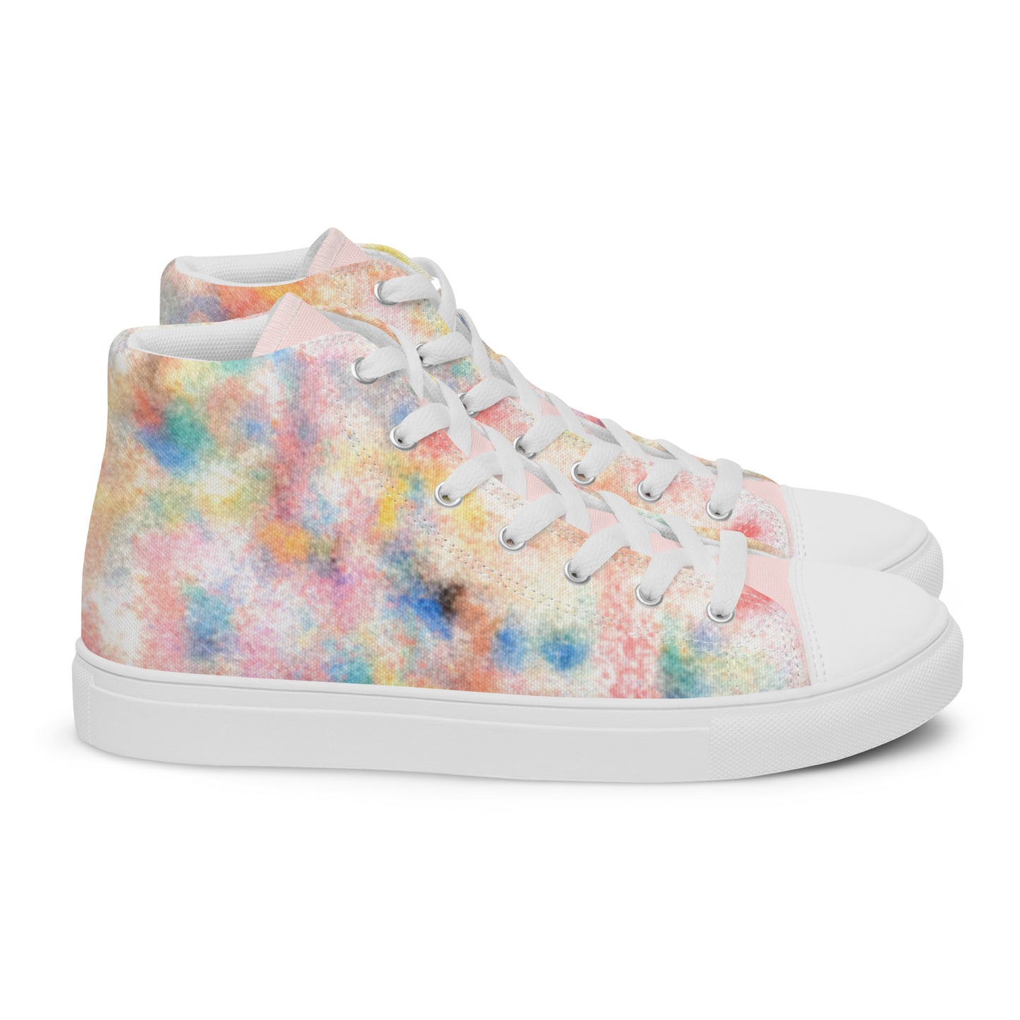 Light Colorful Sand Women’s high top canvas shoes #2