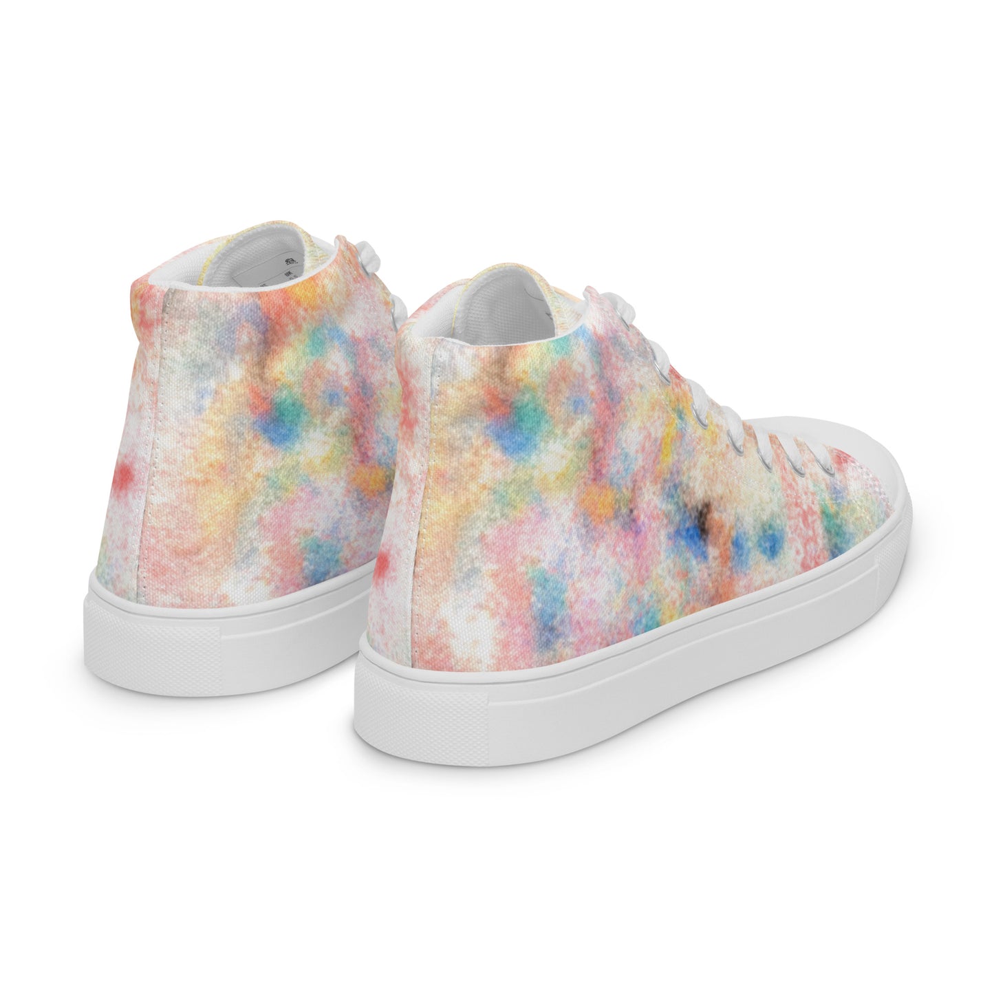 Light Colorful Sand Women’s high top canvas shoes