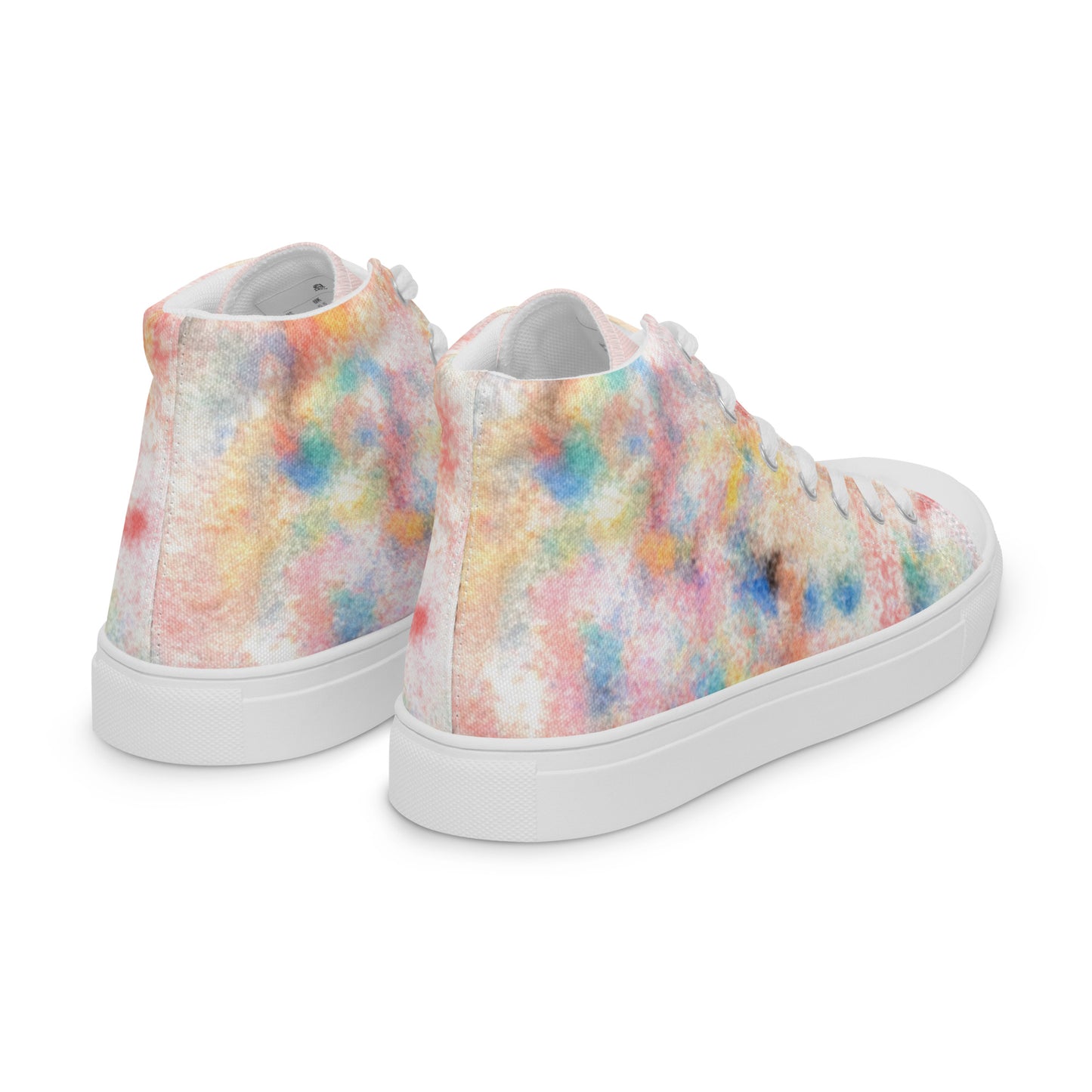 Light Colorful Sand Women’s high top canvas shoes #2