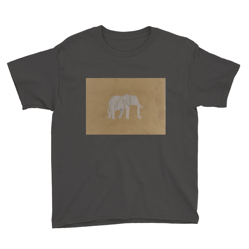 Brown Elephant Youth Short Sleeve T-Shirt