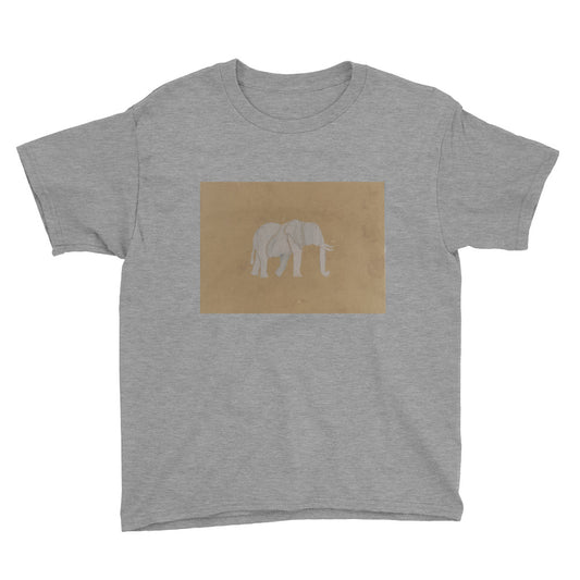 Brown Elephant Youth Short Sleeve T-Shirt