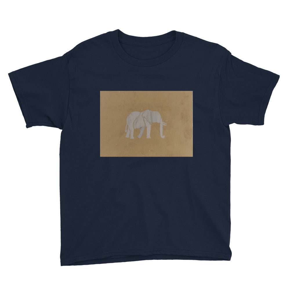 Brown Elephant Youth Short Sleeve T-Shirt