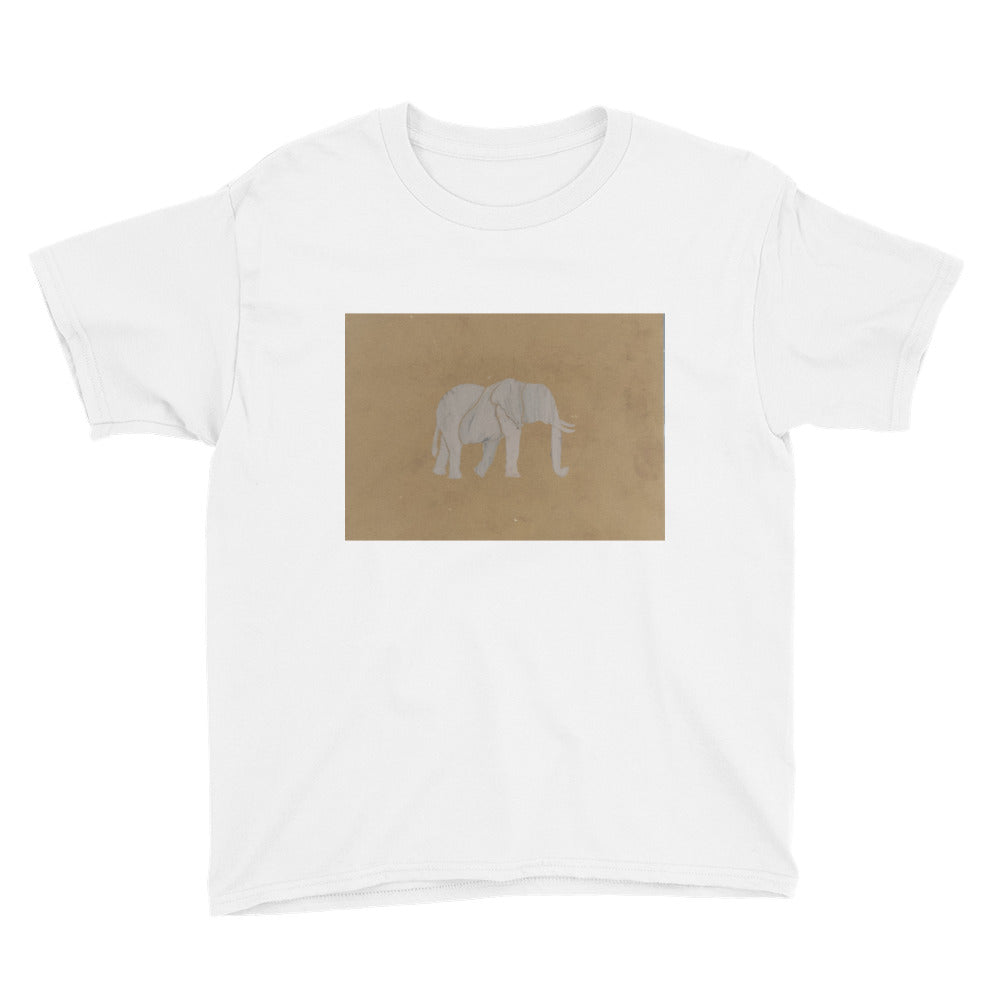 Brown Elephant Youth Short Sleeve T-Shirt