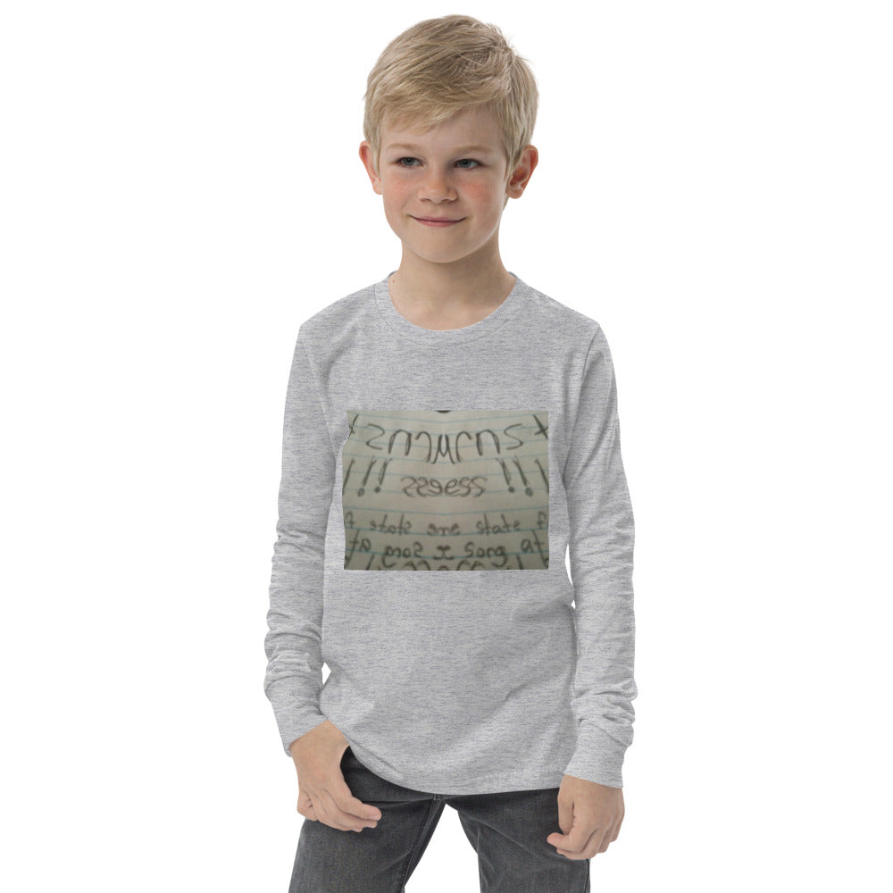 Pencil Mirror Youth long sleeve tee