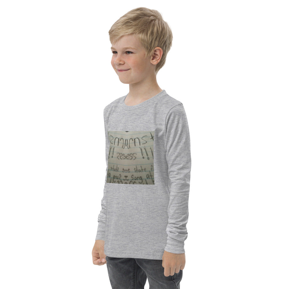 Pencil Mirror Youth long sleeve tee