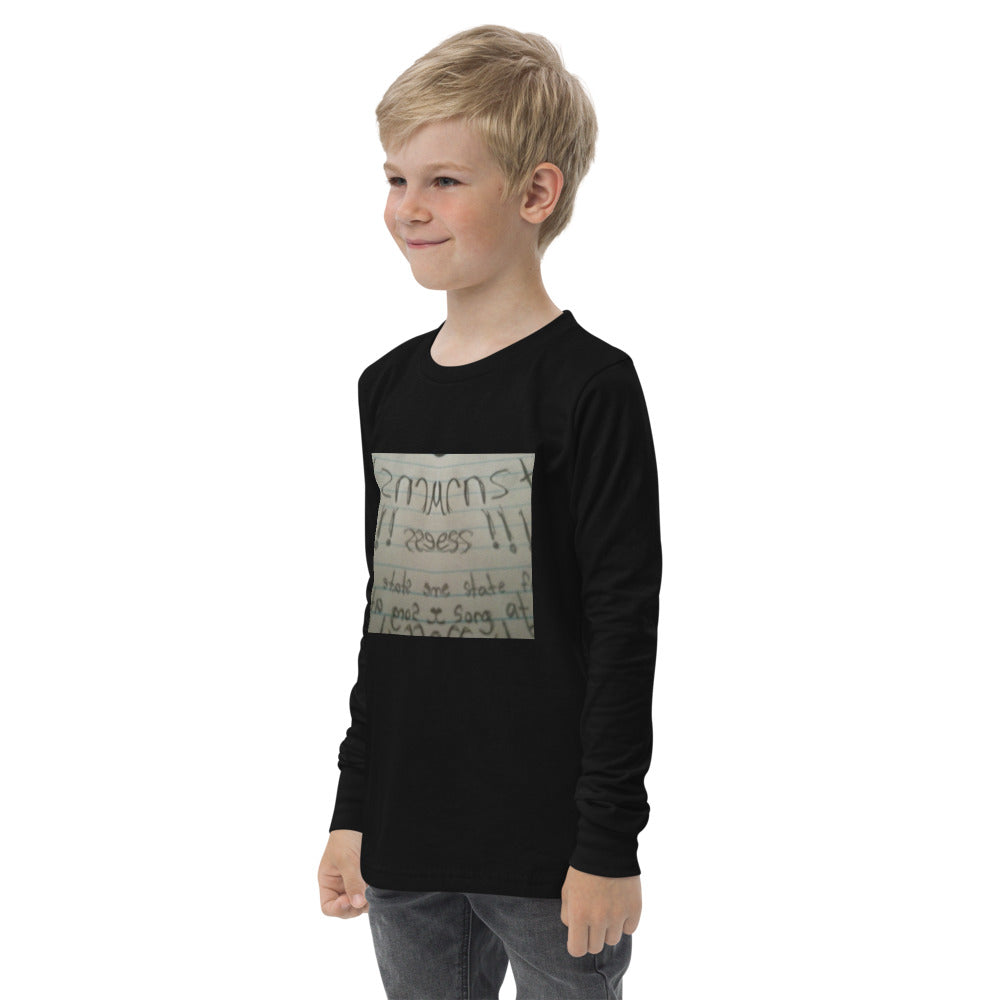 Pencil Mirror Youth long sleeve tee