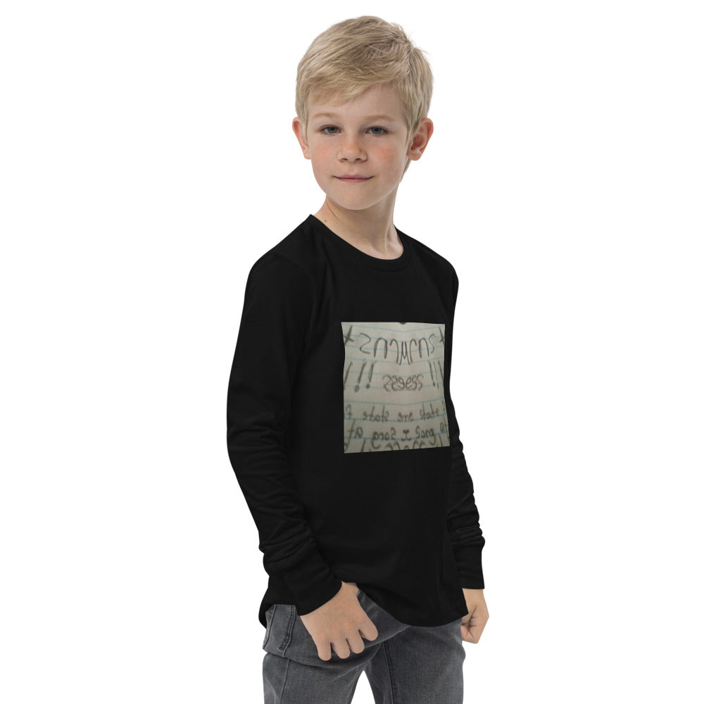 Pencil Mirror Youth long sleeve tee