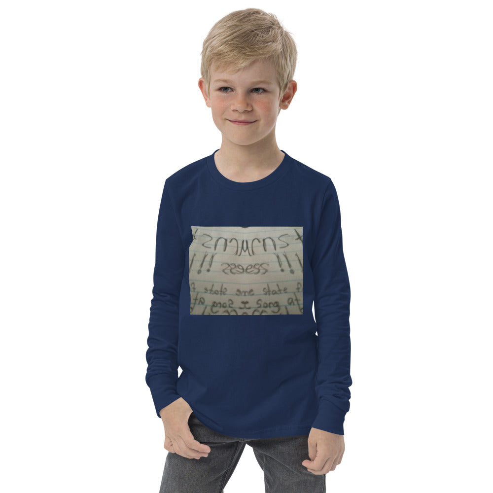 Pencil Mirror Youth long sleeve tee