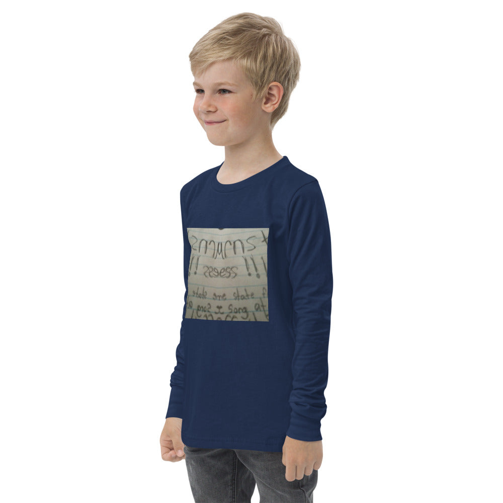 Pencil Mirror Youth long sleeve tee