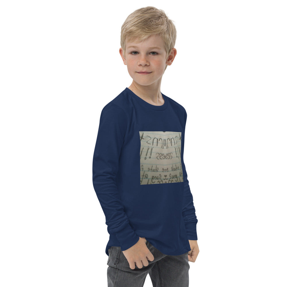 Pencil Mirror Youth long sleeve tee