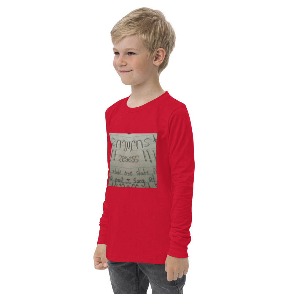 Pencil Mirror Youth long sleeve tee