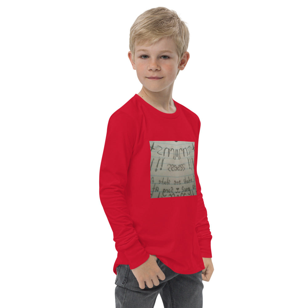 Pencil Mirror Youth long sleeve tee